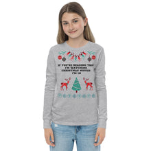 Load image into Gallery viewer, Youth Holiday long sleeve tee