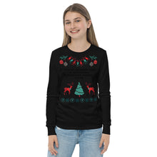 Load image into Gallery viewer, Youth Holiday long sleeve tee