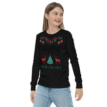 Load image into Gallery viewer, Youth Holiday long sleeve tee