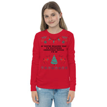 Load image into Gallery viewer, Youth Holiday long sleeve tee