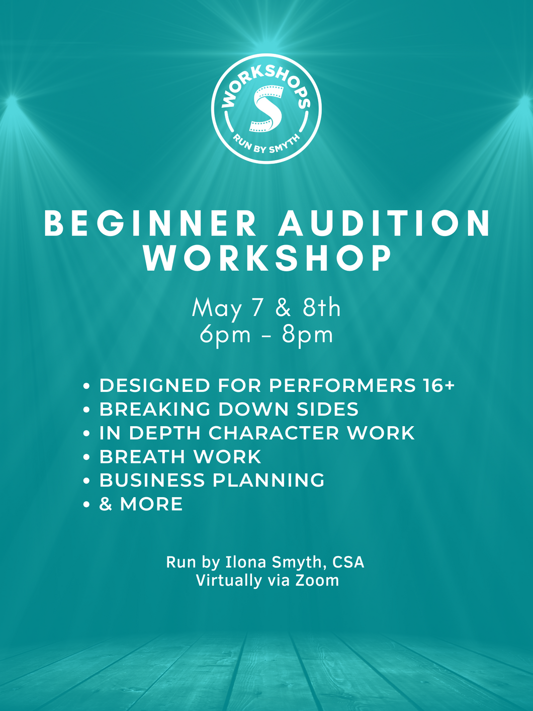 2-Part Beginner Audition Workshop - May 7 & 8th