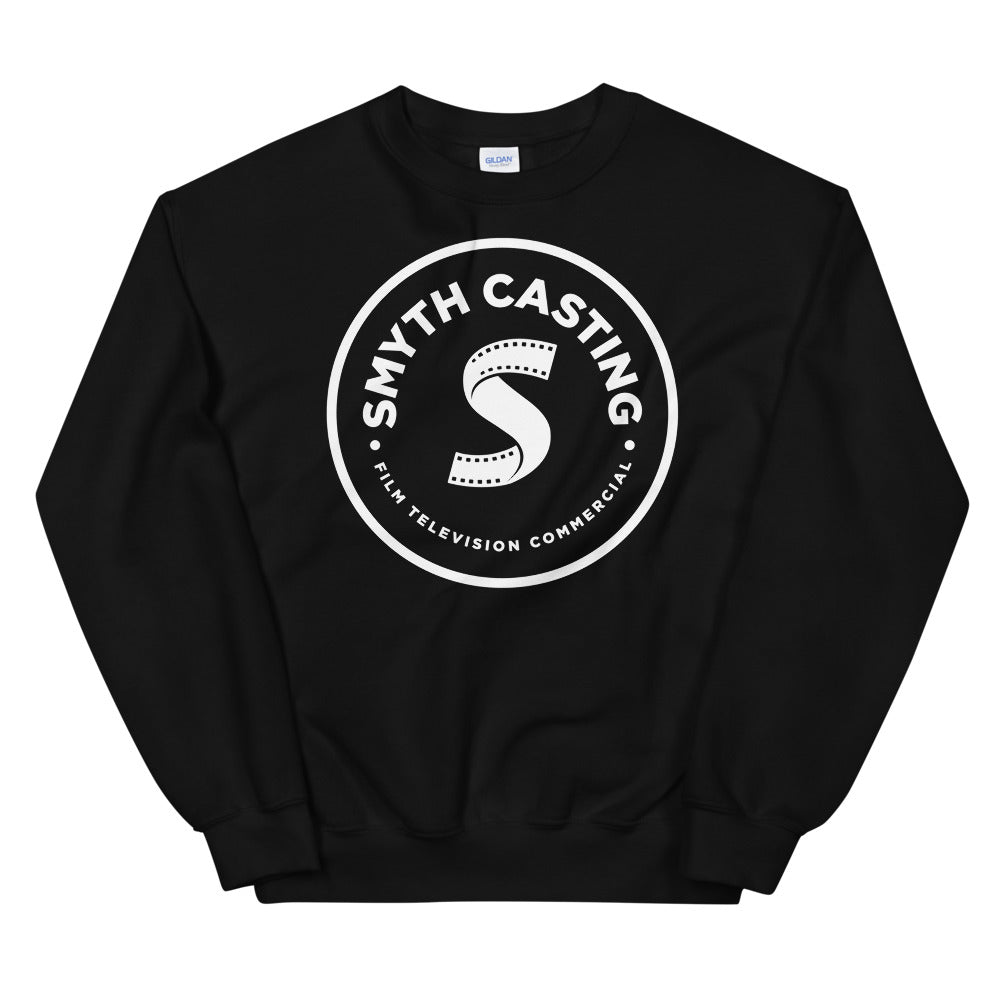 Smyth Logo Unisex Sweatshirt - White on Black