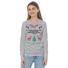 Load image into Gallery viewer, Youth Holiday long sleeve tee

